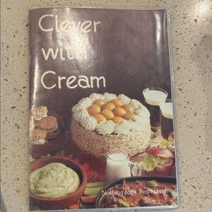 Gourmet Cream Delights Cookbook Vintage